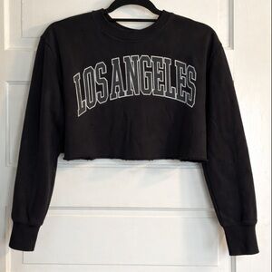 H&M Black Los Angeles Crew Neck Sweater